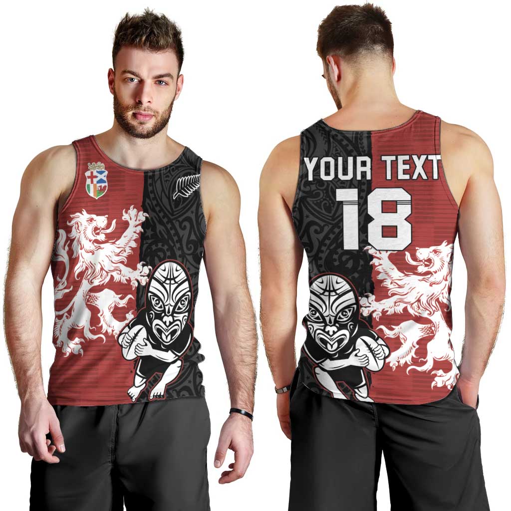 Custom British Lions New Zealand Men Tank Top Unique Style - Polynesian Pride