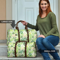Green Aloha Hawaiian Travel Bag Monstera Hibiscus Tropical Pattern LT19 - Polynesian Pride