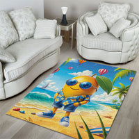 Funny Hawaii Mango Area Rug Tropical Summer Beach Mascot Vacation LT19 - Polynesian Pride