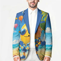 Funny Hawaii Mango Blazer Tropical Summer Beach Mascot Vacation LT19 - Polynesian Pride