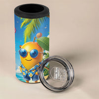 Funny Hawaii Mango 4 in 1 Can Cooler Tumbler Tropical Summer Beach Mascot Vacation LT19 - Polynesian Pride