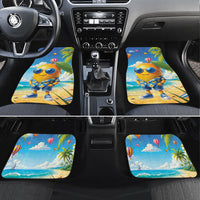 Funny Hawaii Mango Car Mats Tropical Summer Beach Mascot Vacation