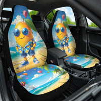 Funny Hawaii Mango Car Seat Cover Tropical Summer Beach Mascot Vacation LT19 One Size Blue - Polynesian Pride