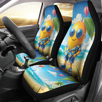 Funny Hawaii Mango Car Seat Cover Tropical Summer Beach Mascot Vacation LT19 - Polynesian Pride