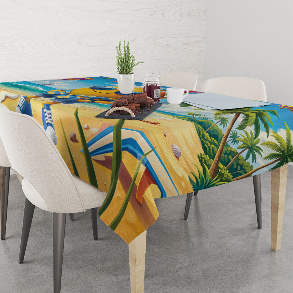 Funny Hawaii Mango Tablecloth Tropical Summer Beach Mascot Vacation LT19 - Polynesian Pride