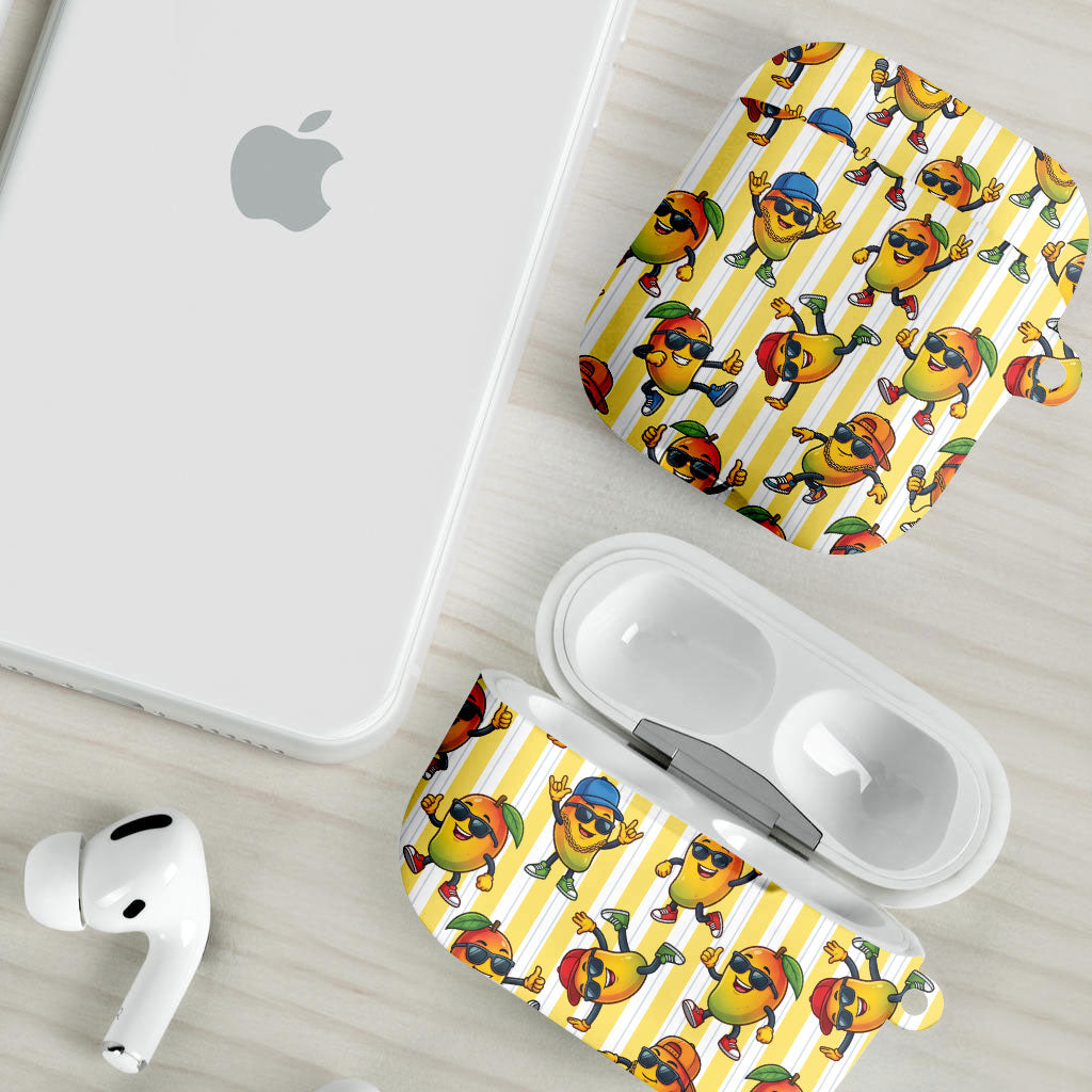 Funny Hawaii Mango Hip Hop Cartoon AirPods Case Summer Beach Party LT19 - Polynesian Pride