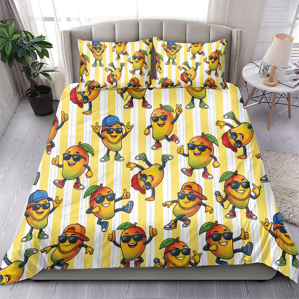 Funny Hawaii Mango Hip Hop Cartoon Bedding Set Summer Beach Party LT19 - Polynesian Pride