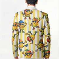 Funny Hawaii Mango Hip Hop Cartoon Blazer Summer Beach Party LT19 - Polynesian Pride