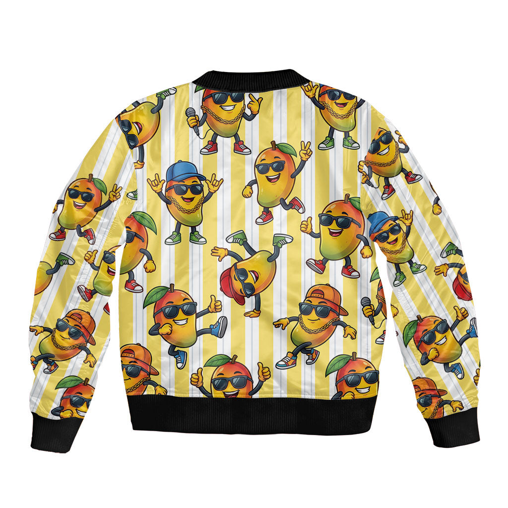 Funny Hawaii Mango Hip Hop Cartoon Bomber Jacket Summer Beach Party LT19 - Polynesian Pride