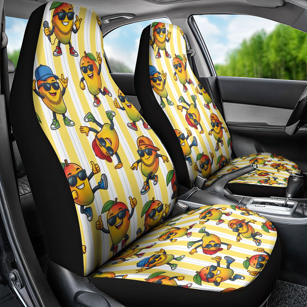 Funny Hawaii Mango Hip Hop Cartoon Car Seat Cover Summer Beach Party LT19 - Polynesian Pride