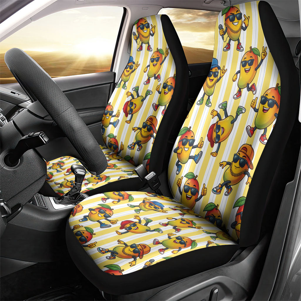 Funny Hawaii Mango Hip Hop Cartoon Car Seat Cover Summer Beach Party LT19 - Polynesian Pride