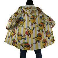 Funny Hawaii Mango Hip Hop Cartoon Cloak Summer Beach Party LT19 - Polynesian Pride