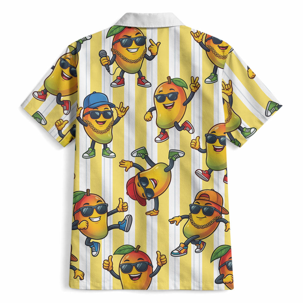 Funny Hawaii Mango Hip Hop Cartoon Hawaiian Shirt Summer Beach Party LT19 - Polynesian Pride