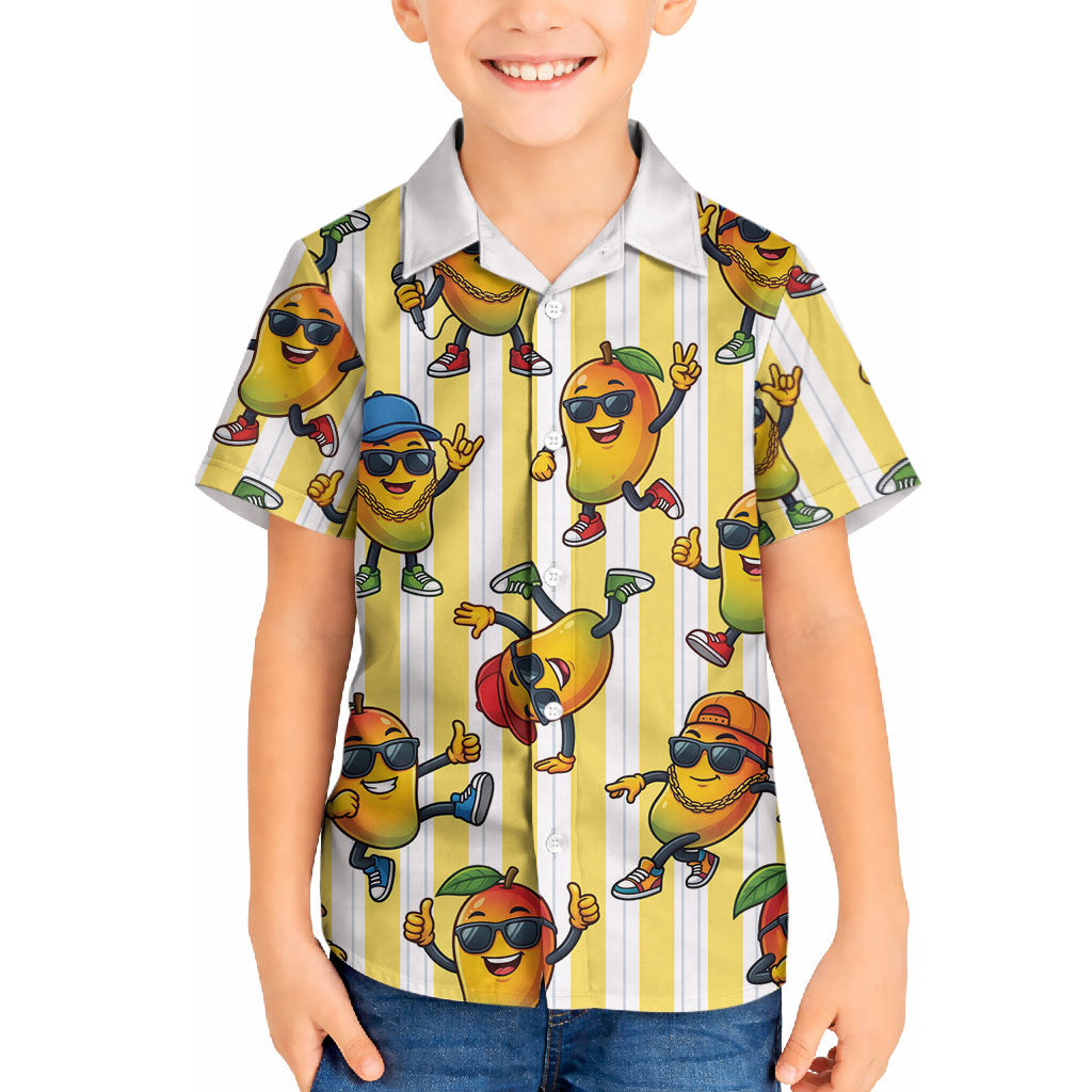 Funny Hawaii Mango Hip Hop Cartoon Hawaiian Shirt Summer Beach Party LT19 - Polynesian Pride