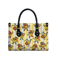 Funny Hawaii Mango Hip Hop Cartoon Leather Bag Summer Beach Party LT19 - Polynesian Pride