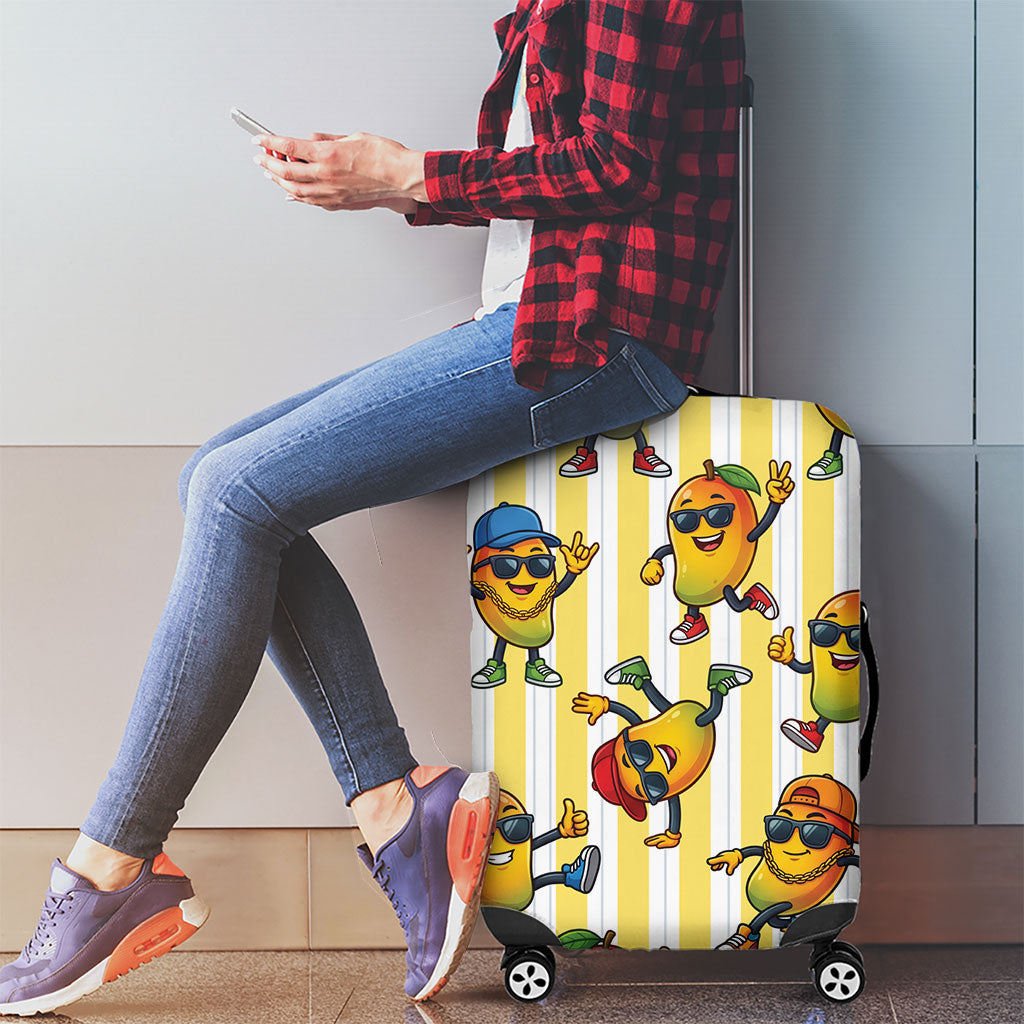 Funny Hawaii Mango Hip Hop Cartoon Luggage Cover Summer Beach Party LT19 - Polynesian Pride