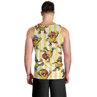 Funny Hawaii Mango Hip Hop Cartoon Men Tank Top Summer Beach Party LT19 - Polynesian Pride