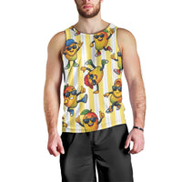 Funny Hawaii Mango Hip Hop Cartoon Men Tank Top Summer Beach Party LT19 - Polynesian Pride