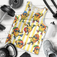 Funny Hawaii Mango Hip Hop Cartoon Men Tank Top Summer Beach Party LT19 - Polynesian Pride