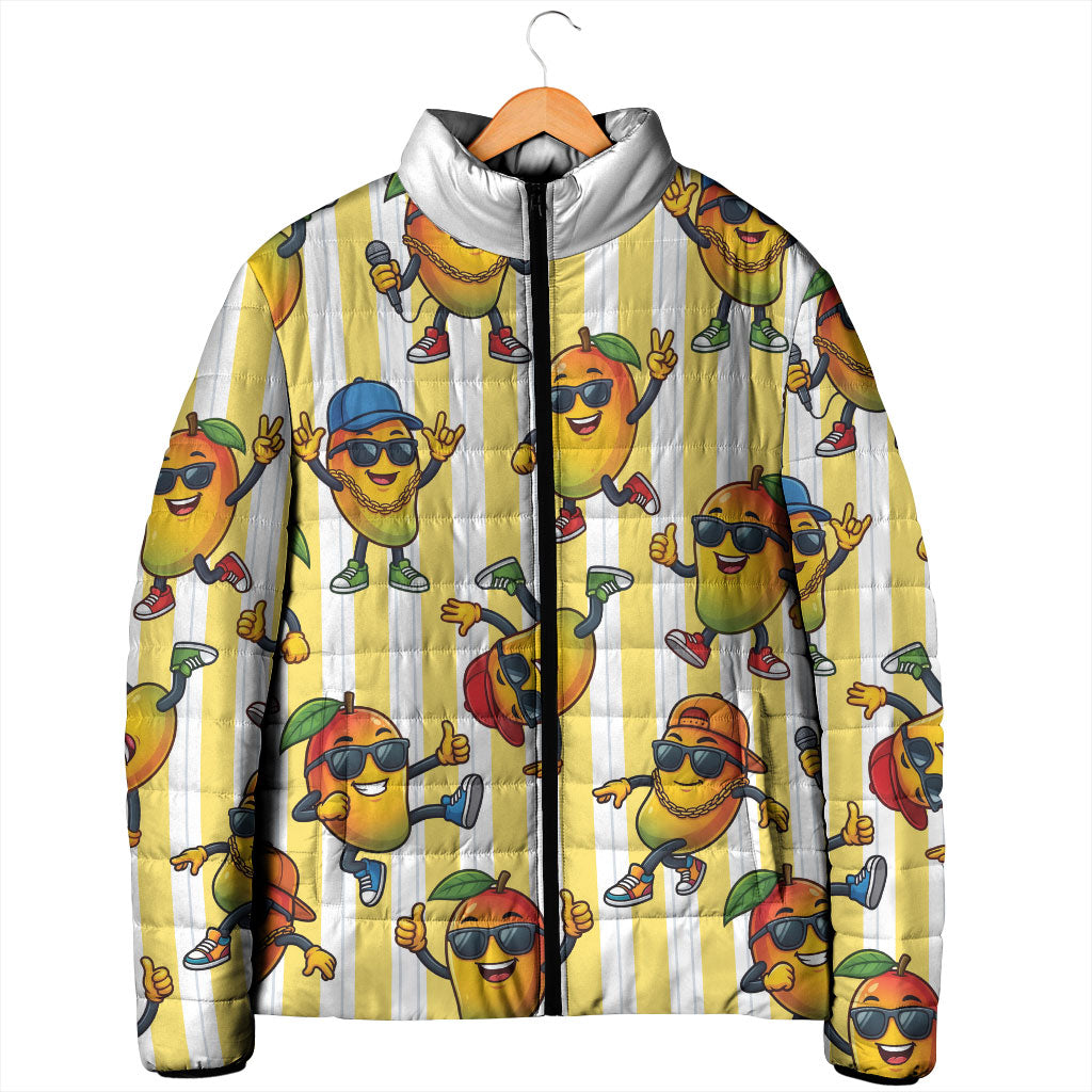Funny Hawaii Mango Hip Hop Cartoon Padded Jacket Summer Beach Party LT19 - Polynesian Pride