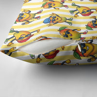 Funny Hawaii Mango Hip Hop Cartoon Pillow Cover Summer Beach Party LT19 - Polynesian Pride