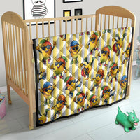 Funny Hawaii Mango Hip Hop Cartoon Quilt Summer Beach Party LT19 - Polynesian Pride