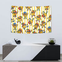 Funny Hawaii Mango Hip Hop Cartoon Tapestry Summer Beach Party LT19 - Polynesian Pride