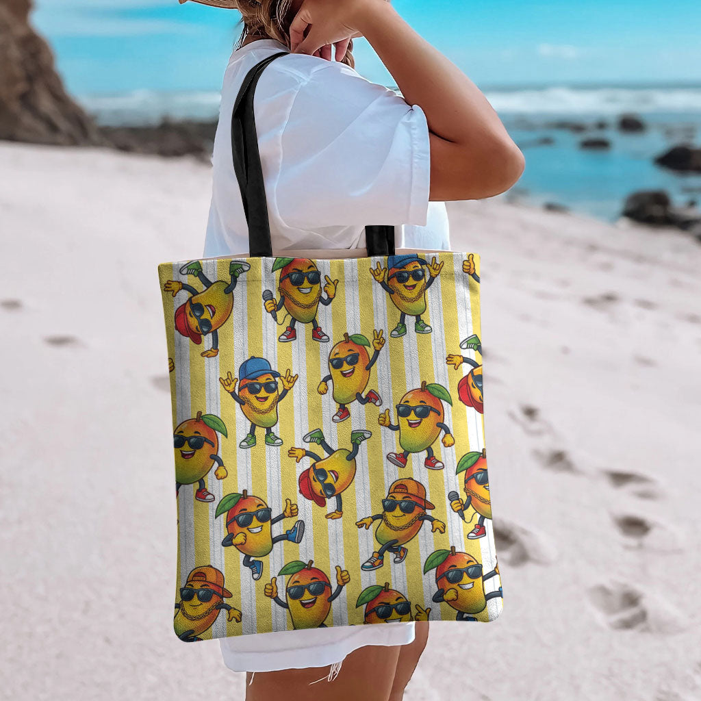 Funny Hawaii Mango Hip Hop Cartoon Tote Bag Summer Beach Party LT19 - Polynesian Pride