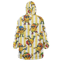 Funny Hawaii Mango Hip Hop Cartoon Wearable Blanket Hoodie Summer Beach Party LT19 - Polynesian Pride