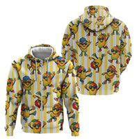 Funny Hawaii Mango Hip Hop Cartoon Zip Hoodie Summer Beach Party LT19 - Polynesian Pride