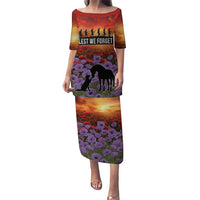 Personalised ANZAC Day Puletasi Remembering the Animals of War