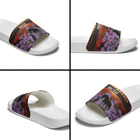Personalised ANZAC Day Slide Sandals Remembering the Animals of War