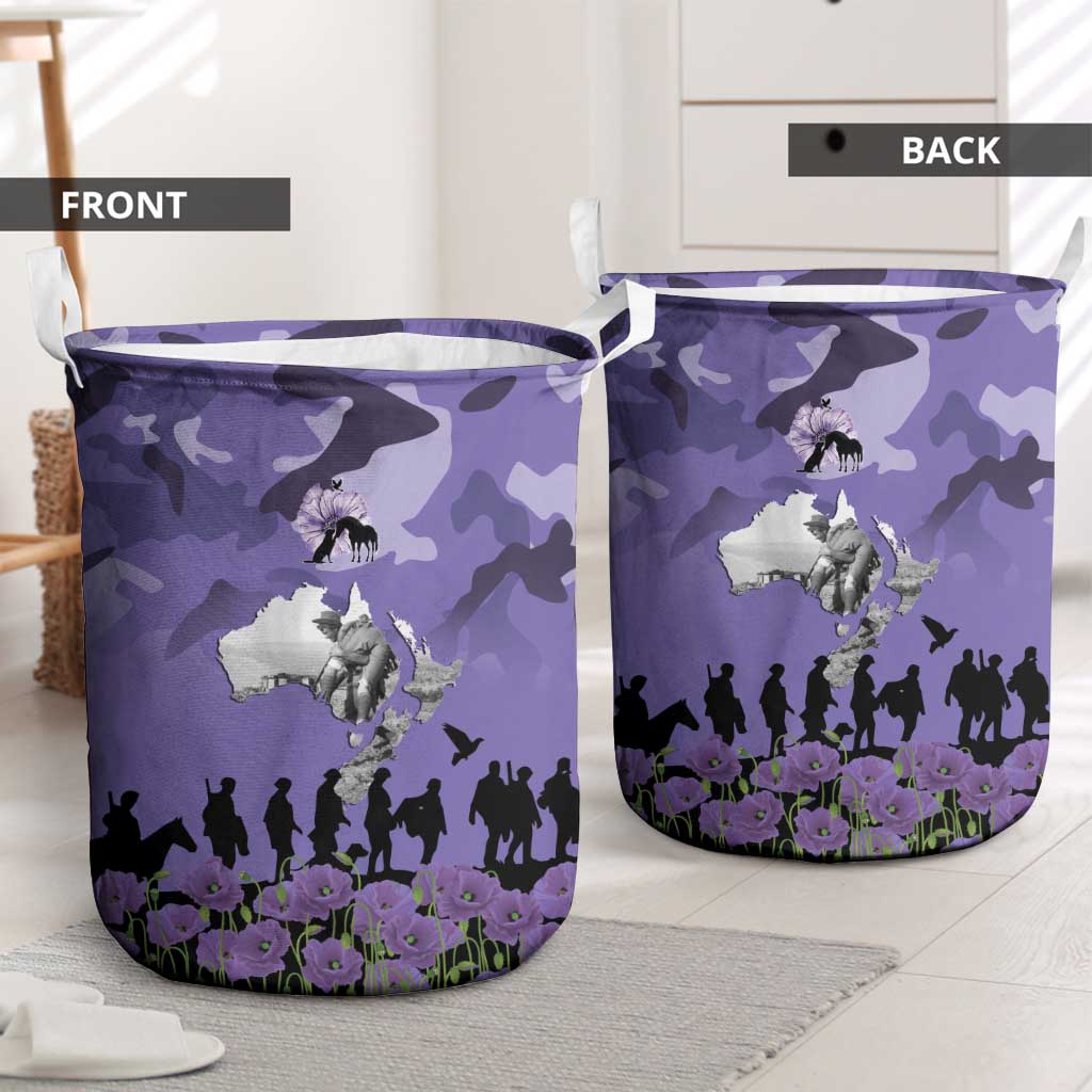 ANZAC Day Laundry Basket Lest We Forget the Animals Too