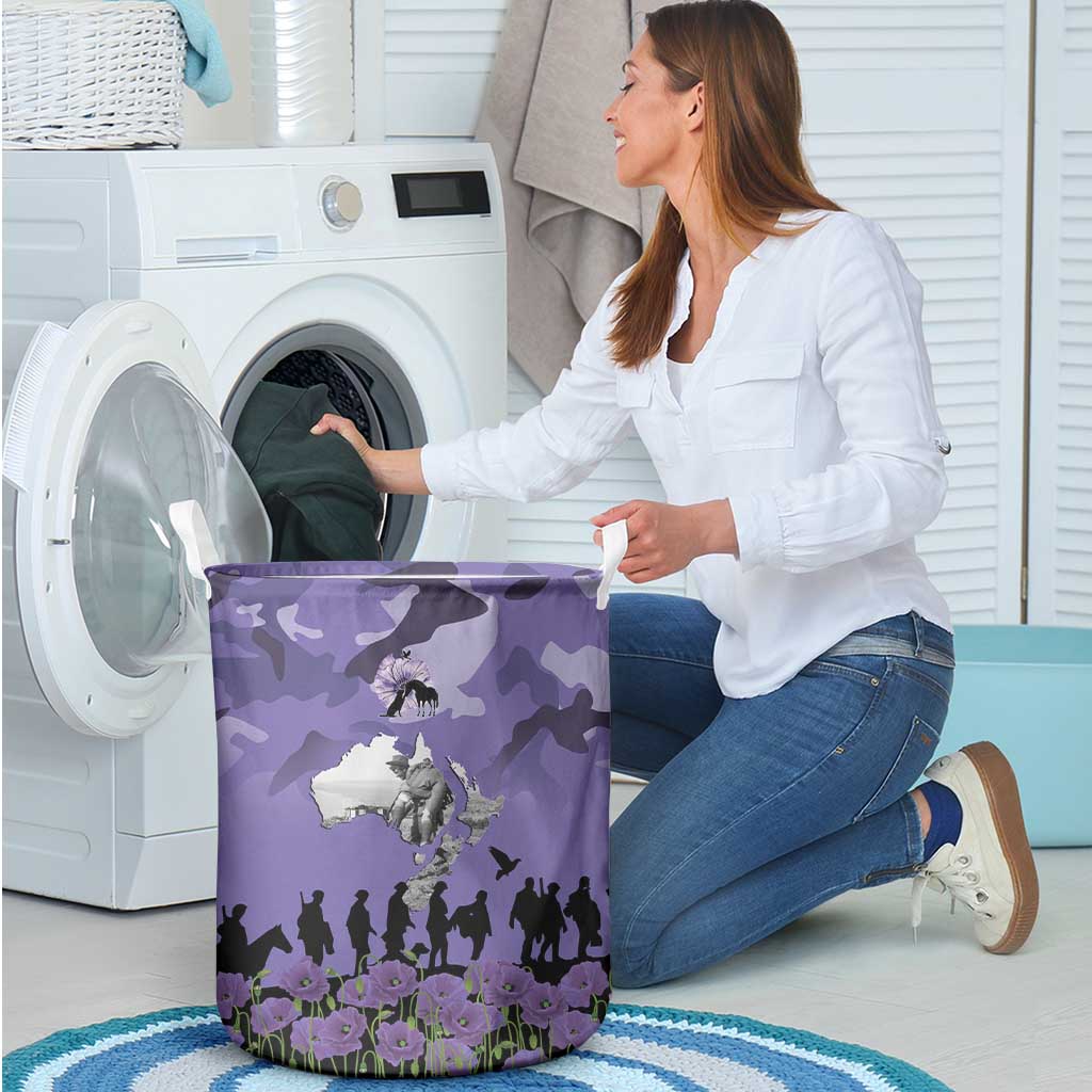 ANZAC Day Laundry Basket Lest We Forget the Animals Too