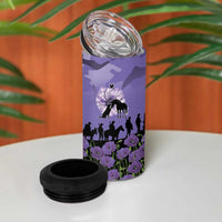 ANZAC Day 4 in 1 Can Cooler Tumbler Lest We Forget the Animals Too LT19 - Polynesian Pride