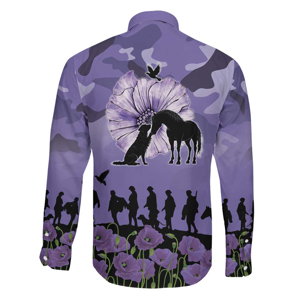 ANZAC Day Family Matching Mermaid Dress and Hawaiian Shirt Lest We Forget the Animals Too