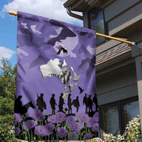 ANZAC Day Garden Flag Lest We Forget the Animals Too