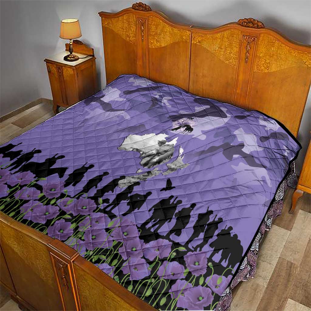ANZAC Day Quilt Lest We Forget the Animals Too
