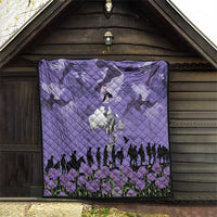 ANZAC Day Quilt Lest We Forget the Animals Too