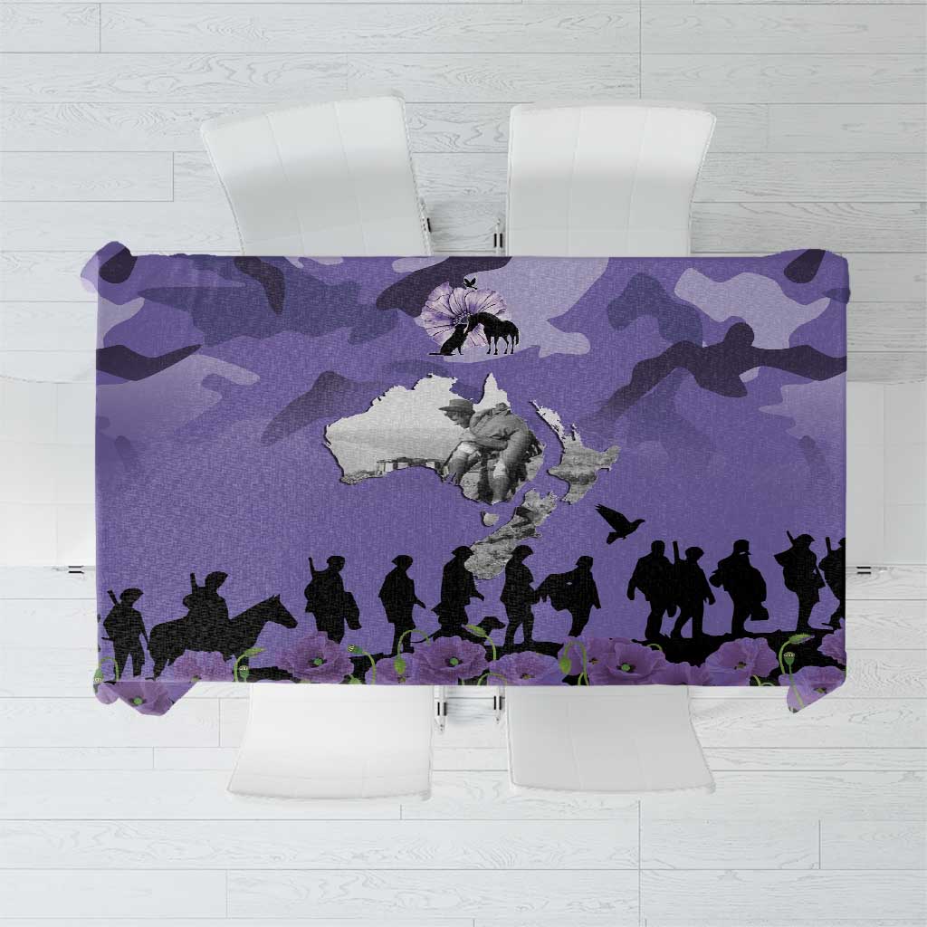 ANZAC Day Tablecloth Lest We Forget the Animals Too