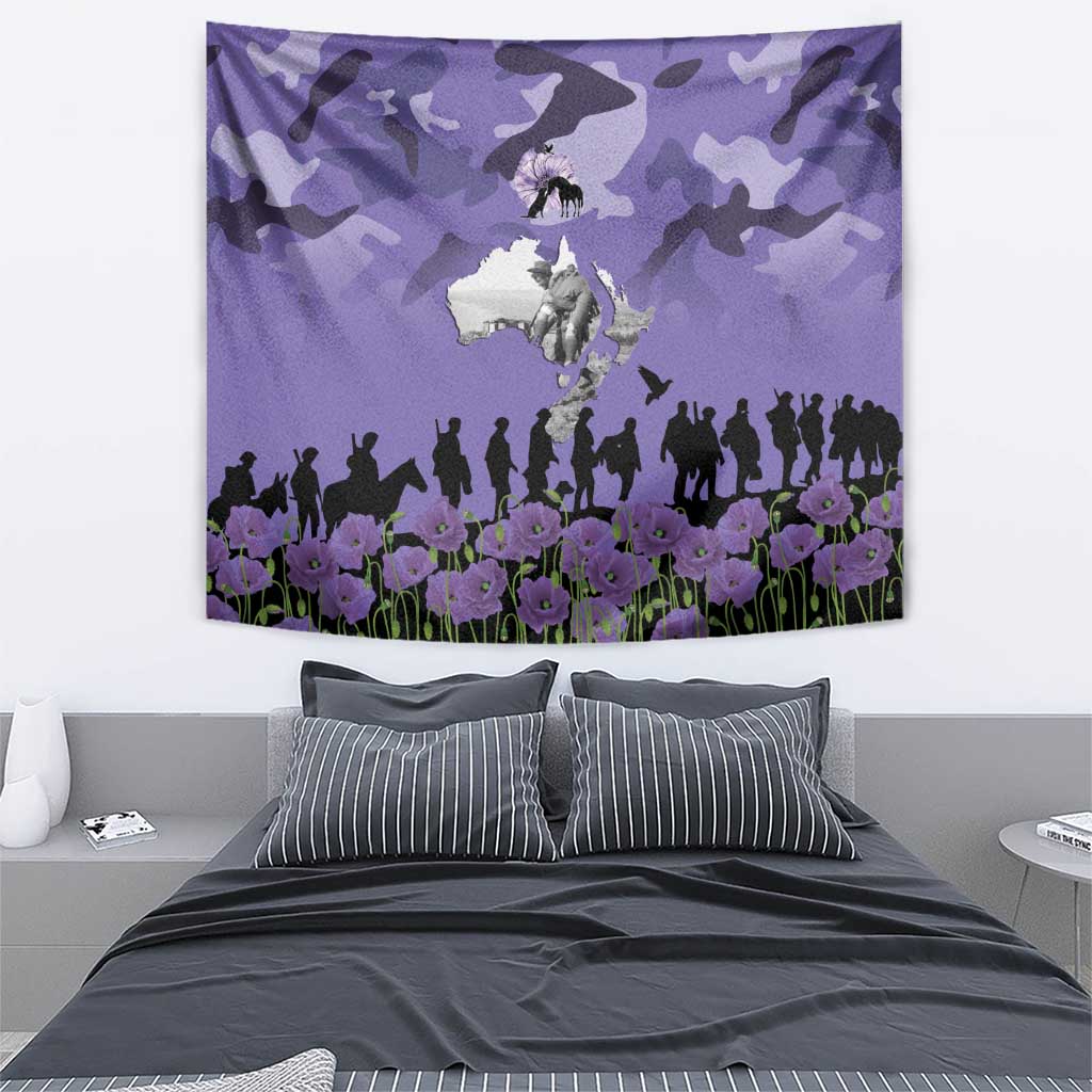 ANZAC Day Tapestry Lest We Forget the Animals Too