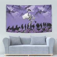 ANZAC Day Tapestry Lest We Forget the Animals Too