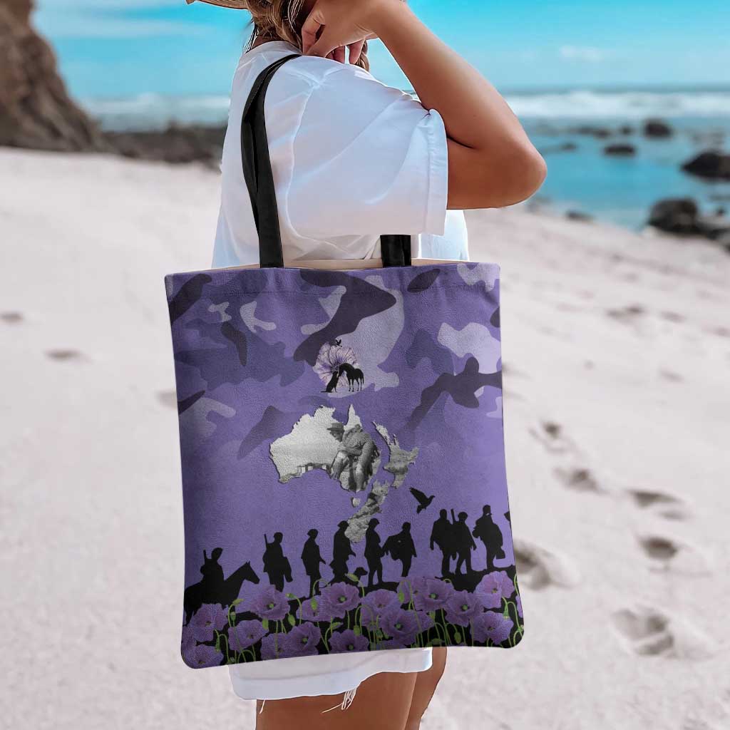 ANZAC Day Tote Bag Lest We Forget the Animals Too