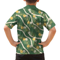 Hawaiian Pikake Maile Lei Hawaiian Shirt Tiare Hibiscus Kalo Palapalai Leaf Green LT19 - Polynesian Pride