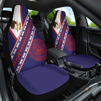 American Samoa Flag Day Car Seat Cover Polynesian Tribal Tattoo Eagle Art