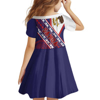 American Samoa Flag Day Family Matching Mermaid Dress and Hawaiian Shirt Polynesian Tribal Tattoo Eagle Art
