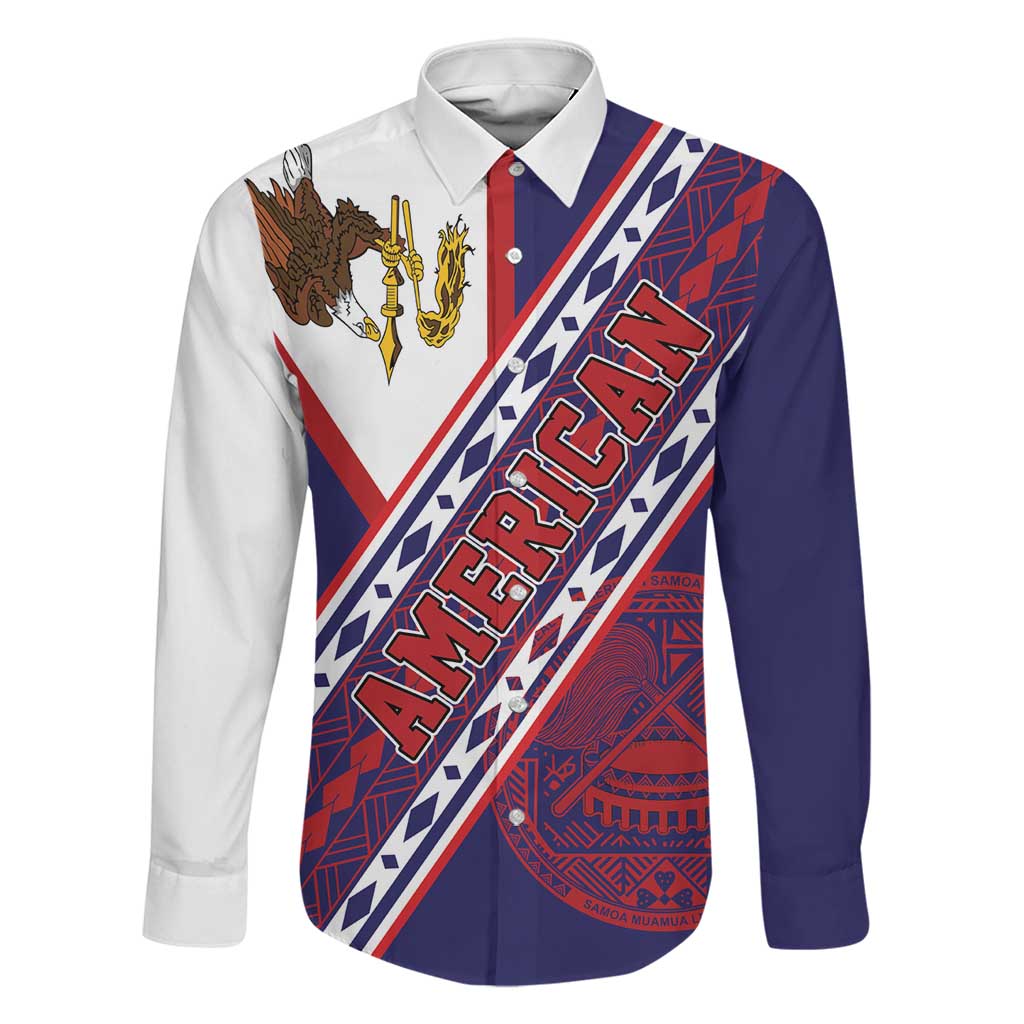 American Samoa Flag Day Family Matching Mermaid Dress and Hawaiian Shirt Polynesian Tribal Tattoo Eagle Art