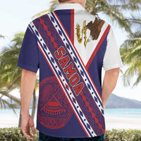 American Samoa Flag Day Hawaiian Shirt Polynesian Tribal Tattoo Eagle Art