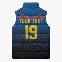Custom World Football 2026 DR Congo Sleeveless Puffer Jacket Les Leopards Coupe du Monde Glory