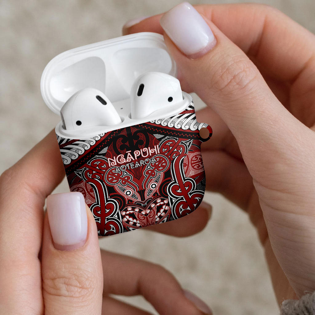 Aotearoa Iwi Ngapuhi AirPods Case Maori Kowhaiwhai Pattern